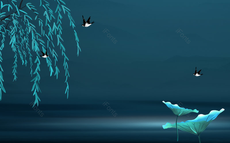 清明节山脉墨绿色绿色装饰插画背景素材,插画/手绘图,插画/手绘图库,插画/手绘图下载,插画/手绘